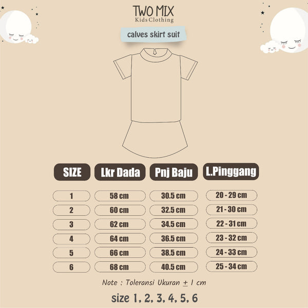 Two Mix - Setelan Anak Perempuan - Set Baju Anak Cewek Atasan Bawahan 1-6 tahun 4316