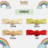 Two Mix - Bandana Bayi Perempuan Rib - Headband Baby Girl Newborn Lucu - Bando Pita Anak Cewek 4307
