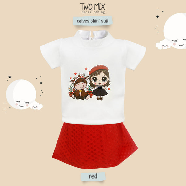 Two Mix - Setelan Anak Perempuan - Set Baju Anak Cewek Atasan Bawahan 1-6 tahun 4316