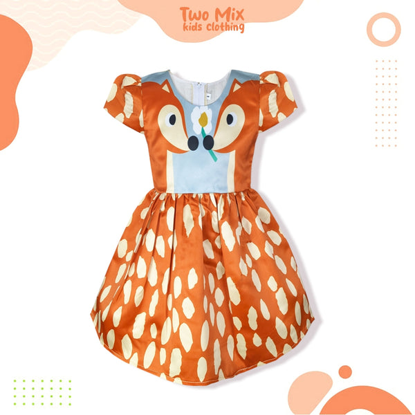 Two Mix Baju Anak Perempuan Fashion - Dress Gaun Anak Cewek 1-6 Tahun Y884