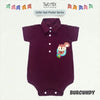 Two Mix - Baju Jumper Bayi Playsuit  - Collar Suit Lucu Laki Laki / Perempuan 0 1 2 Tahun 4302
