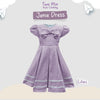 Two Mix - Jenie Baju Dress Anak Cewek Perempuan Lebaran 1-12 Tahun 4394