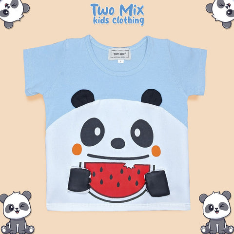 Two Mix - Atasan Kaos Distro Anak Perempuan Panda Lucu 1 2 3 4 5 6 7 Tahun 4313B