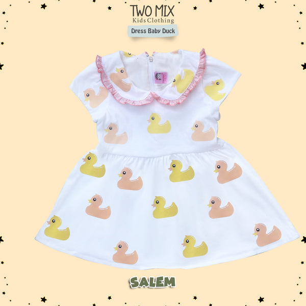 Two Mix - Baju Dress Bayi Perempuan Lucu Ruffle 0 6 12 Bulan 4350B