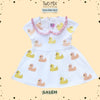 Two Mix - Baju Dress Bayi Perempuan Lucu Ruffle 0 6 12 Bulan 4350B