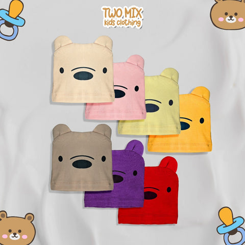 Two Mix - Topi Bayi Laki Laki Perempuan - Bucket Hat Anak - Kupluk Baby 0-12 Bulan 4332