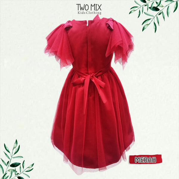 Two Mix - Baju Dress Anak Perempuan Lebaran 2024 1-12 Tahun Y890