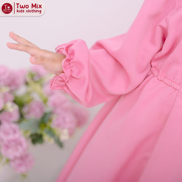 Two Mix - Raya Collection 2024 - Baju Gamis Anak Perempuan Muslim Lebaran 1-12 Tahun 4398