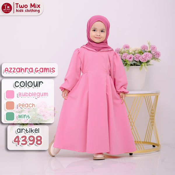 Two Mix - Raya Collection 2024 - Baju Gamis Anak Perempuan Muslim Lebaran 1-12 Tahun 4398