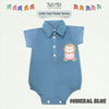 Two Mix - Baju Jumper Bayi Playsuit  - Collar Suit Lucu Laki Laki / Perempuan 0 1 2 Tahun 4302