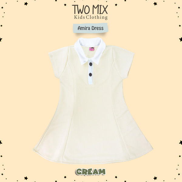 Two Mix - Dress Anak Perempuan - Baju Dress Anak Cewek - Amira Dress 1-8 Tahun 4372
