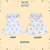 Two Mix - Baju Dress Bayi Perempuan Lucu Ruffle 0 6 12 Bulan 4350B