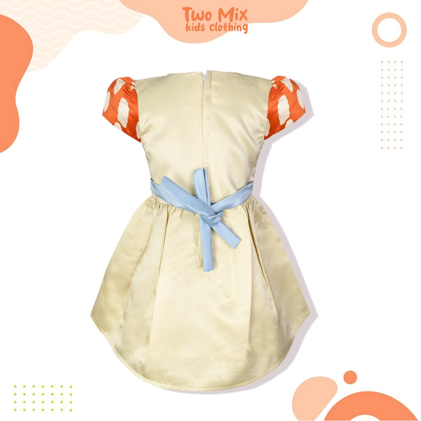 Two Mix Baju Anak Perempuan Fashion - Dress Gaun Anak Cewek 1-6 Tahun Y884