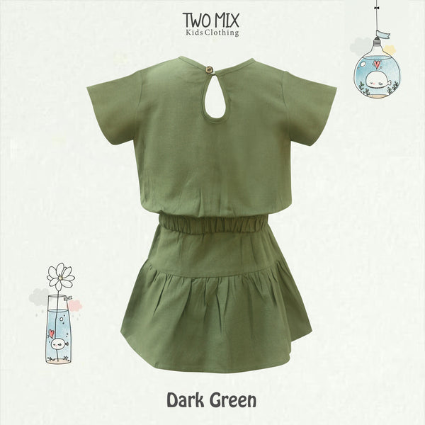 Two Mix - Baju Anak Perempuan Setelan Katun 1-8 Tahun 4361A