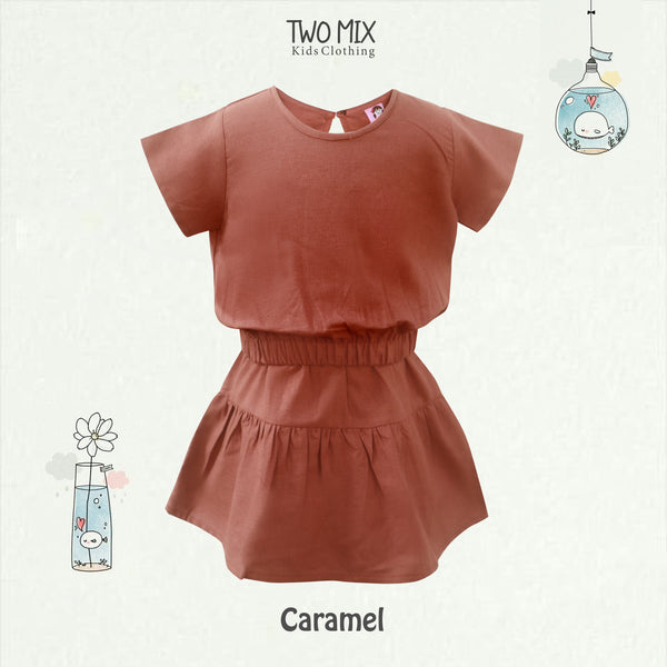 Two Mix - Baju Anak Perempuan Setelan Katun 1-8 Tahun 4361A