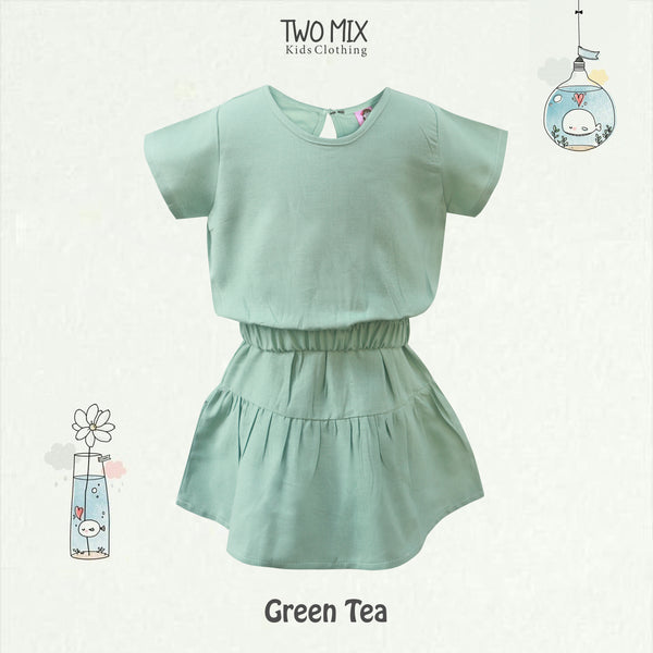 Two Mix - Baju Anak Perempuan Setelan Katun 1-8 Tahun 4361A