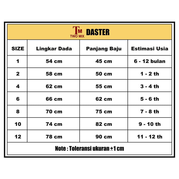 Two Mix Baju Rumah / Daster Anak Perempuan usia 1-12 Tahun Bahan Kaos Katun 4151