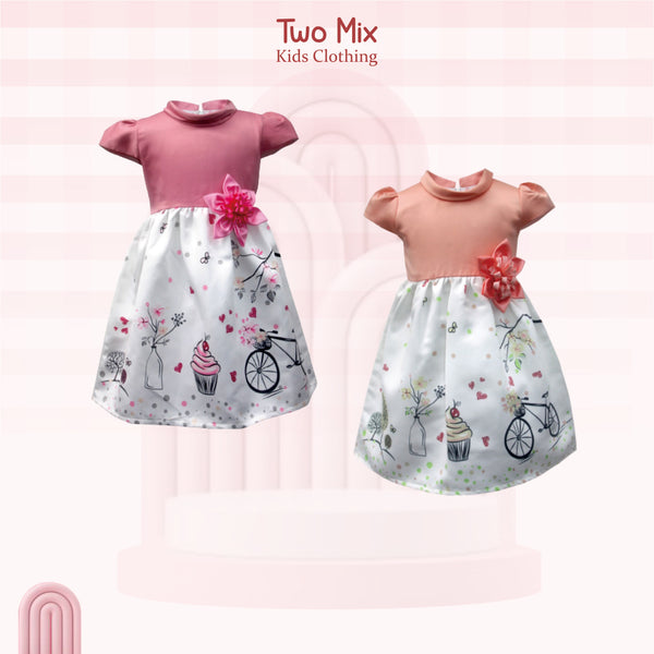 Two Mix Dress Anak Y862