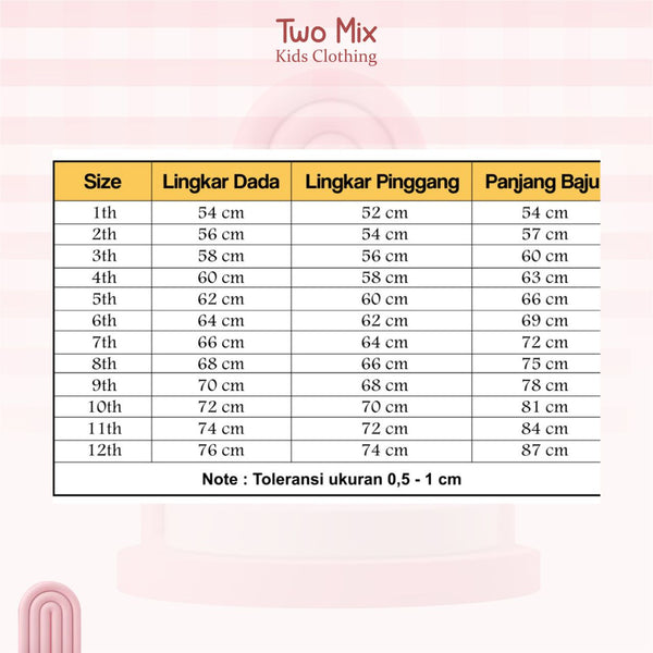 Two Mix Dress Anak Y862