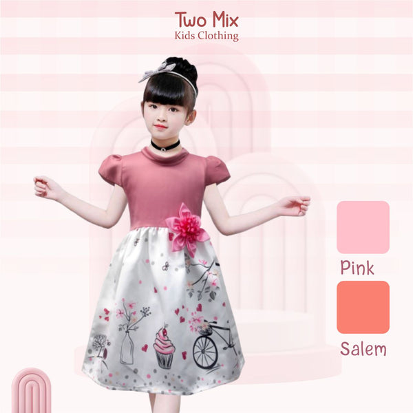 Two Mix Dress Anak Y862