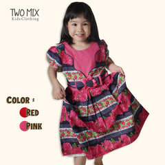 Two Mix Dress Anak 3988