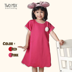Two Mix Dress Anak 4139