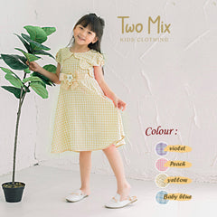 Two Mix Dress Anak Perempuan 4210