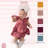 TWO MIX Short Sleeve Dress - Rok Bayi Perempuan - Rok Dress Anak Perempuan Rumah Santai usia 0-3 Tahun 4218