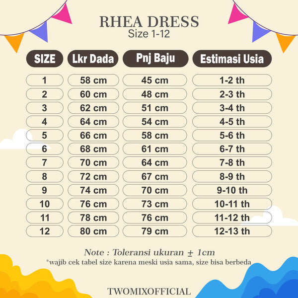 Two Mix - Dress Anak Perempuan Korean Style - Rhea Dress Anak Cewek 1-12 Tahun 4392