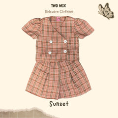 Two Mix - Hera Set Setelan Baju Anak Perempuan Lucu 1-8 Tahun 4401