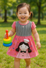 Two Mix Dress Anak 2974
