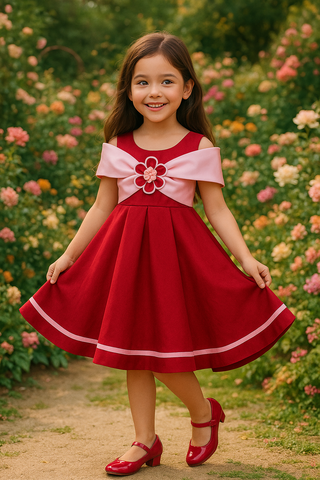 Two Mix - Gabriella Dress - Dress Natal Anak Perempuan - Christmas Dress 1-12 Tahun 4425