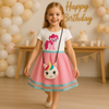 Two Mix Dress Anak 4131