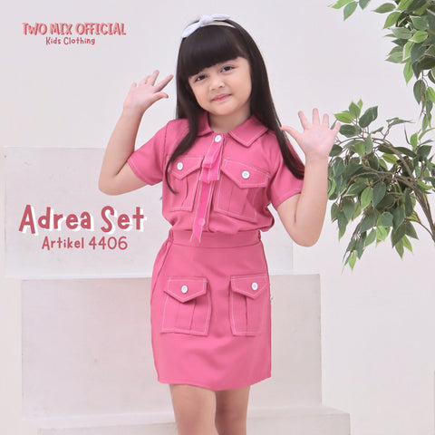 Two Mix - Adrea Set Setelan Anak Cewek - One Set Anak Perempuan 1-8 Tahun 4406