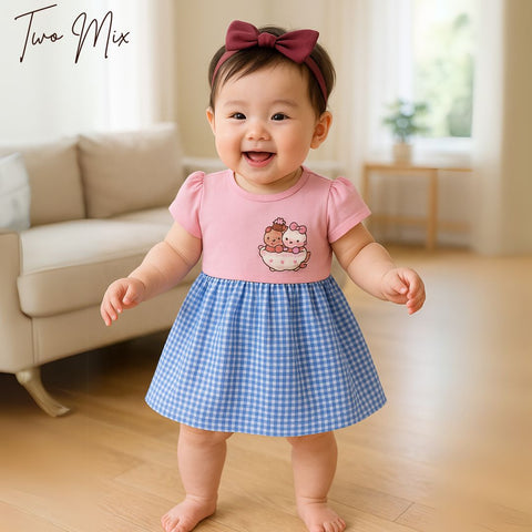 Two Mix - Felicia Baby Dress Anak Bayi Cewek Lucu Newborn 0-24 Bulan 4414