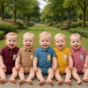Two Mix - Baju Jumper Bayi Playsuit  - Collar Suit Lucu Laki Laki / Perempuan 0 1 2 Tahun 4302
