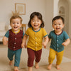 TWO MIX - Setelan Bayi Bahan Kaos Katun Combed - Baby Set Lengan 4266