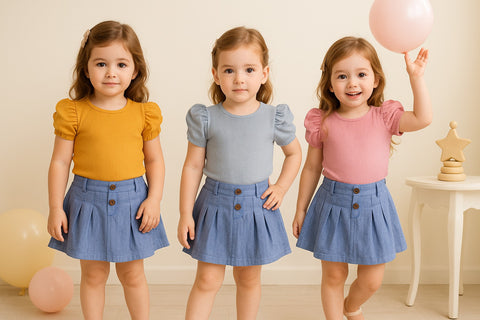 Two Mix - Baju Setelan Anak Perempuan Lucu - Bella One Set Anak Cewek 1-6 Tahun 4380
