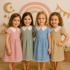 Two Mix - Baju Dress Anak Perempuan Lebaran 2025 1-12 Tahun 4432