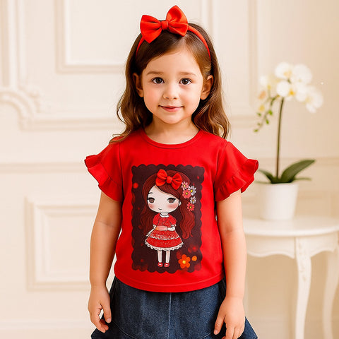 Two Mix Setelan Anak Perempuan Digital Printing Nonik Cantik 1-8 Tahun 4246