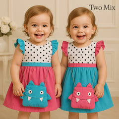 Two Mix Dress Anak  2892