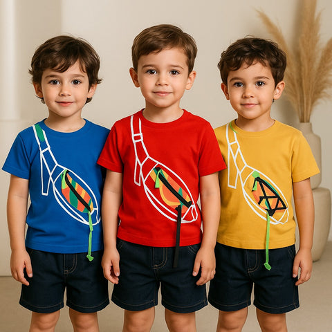 Two Mix Setelan Pakaian Anak Laki Laki Celana Jeans 1-8 Tahun 4330C
