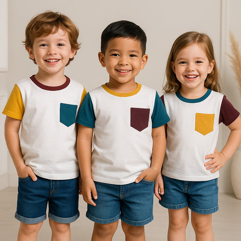 TWO MIX - Kaos Anak Katun Lengan Pendek - Short Sleeve Shirt 4263