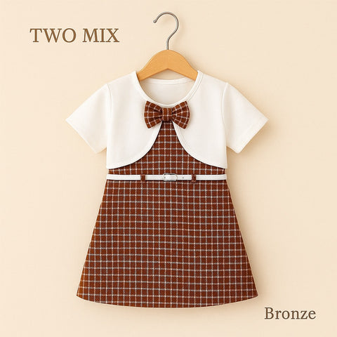Two Mix - Nala Dress Anak Cewek - Dress Anak Korean Style 1-8 Tahun 4426