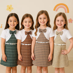 Two Mix - Nala Dress Anak Cewek - Dress Anak Korean Style 1-8 Tahun 4426