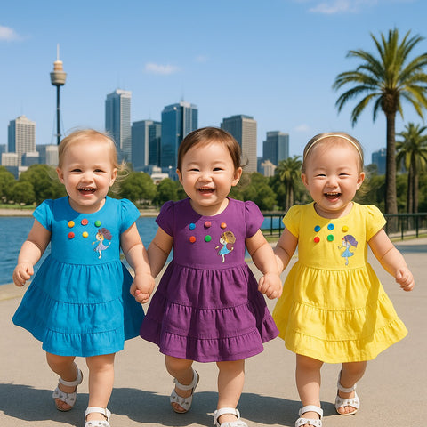 TwoMix - Dress Bayi Perempuan Santai 0-12 Bulan 4344