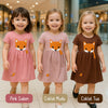 Two Mix Baju Anak Anak Perempuan Bahan Kaos Katun Scuba Usia 1-8 Tahun 4178