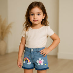 Two Mix Kids Denim Pants - Celana Pendek Jeans Anak Perempuan 1-8 Tahun 4321