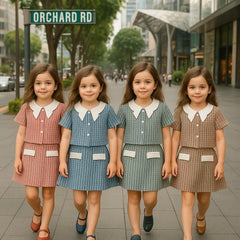 Two Mix - Mariposa Set Setelan Baju Anak Perempuan Korean Style 1-12 Tahun 4402