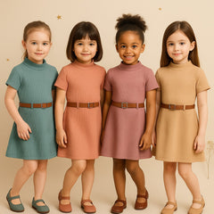 Two Mix - Baju Gloria Dress Anak Perempuan Kasual 1-8 Tahun 4409